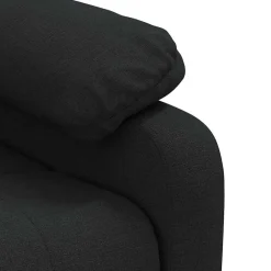 vidaXL Massagestoel stof zwart