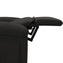 vidaXL Massagestoel stof zwart