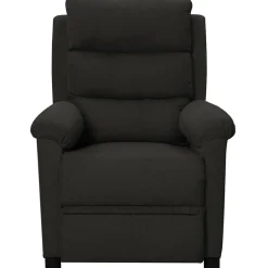 vidaXL Massagestoel stof zwart
