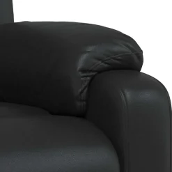 vidaXL Massagestoel verstelbaar kunstleer zwart
