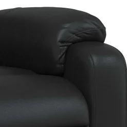 vidaXL Massagestoel verstelbaar kunstleer zwart
