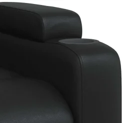 vidaXL Massagestoel verstelbaar kunstleer zwart