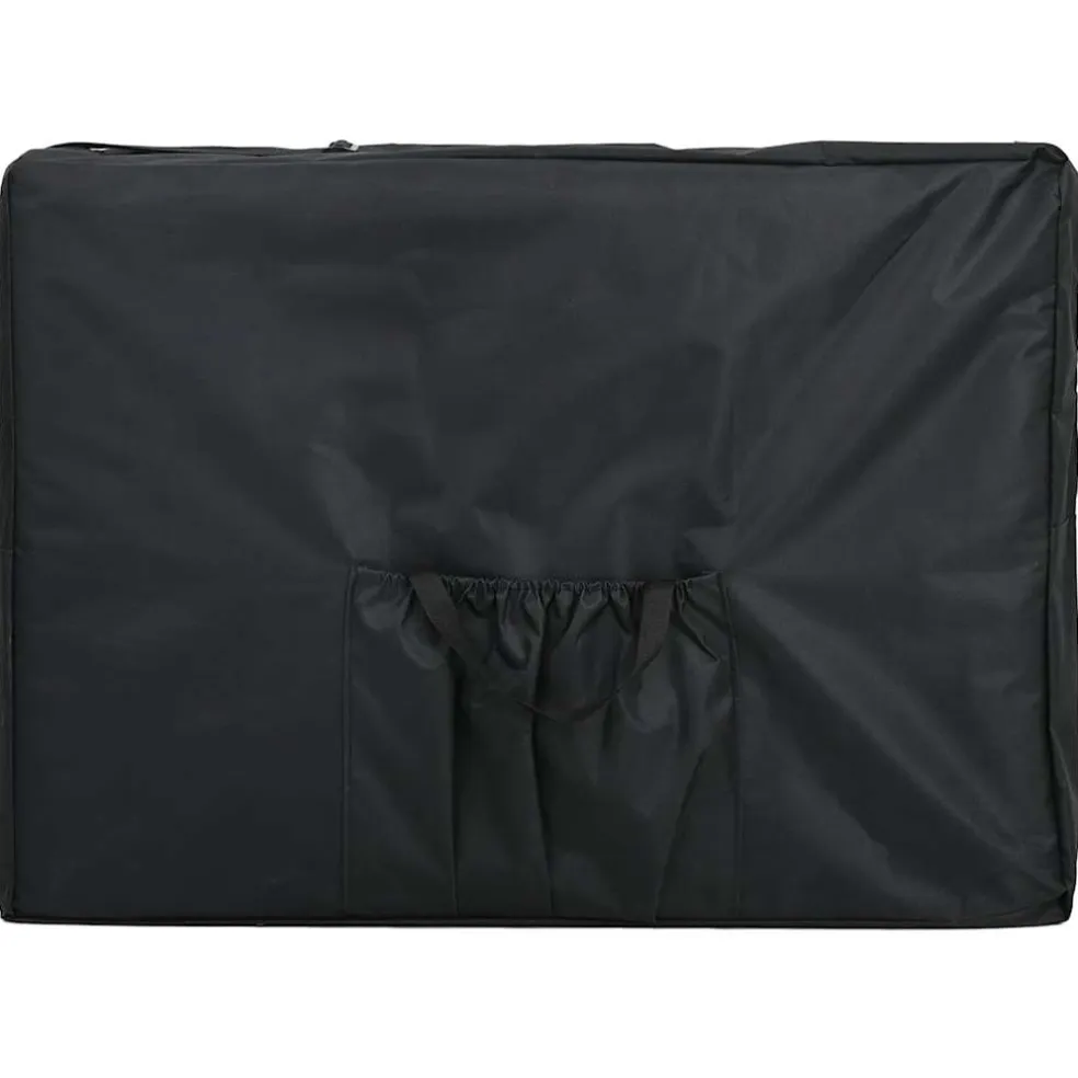 vidaXL Massagetafel inklapbaar met aluminium frame (vier delen / crèmewit)