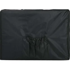 vidaXL Massagetafel met 4 zones 186x68 cm aluminium frame antraciet