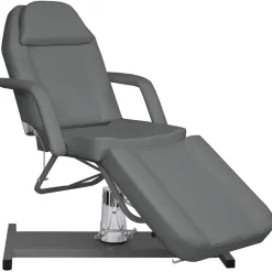 vidaXL Massagetafel 180x62x(87-112) cm grijs
