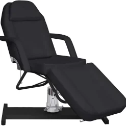 vidaXL Massagetafel 180x62x(87-112) cm zwart