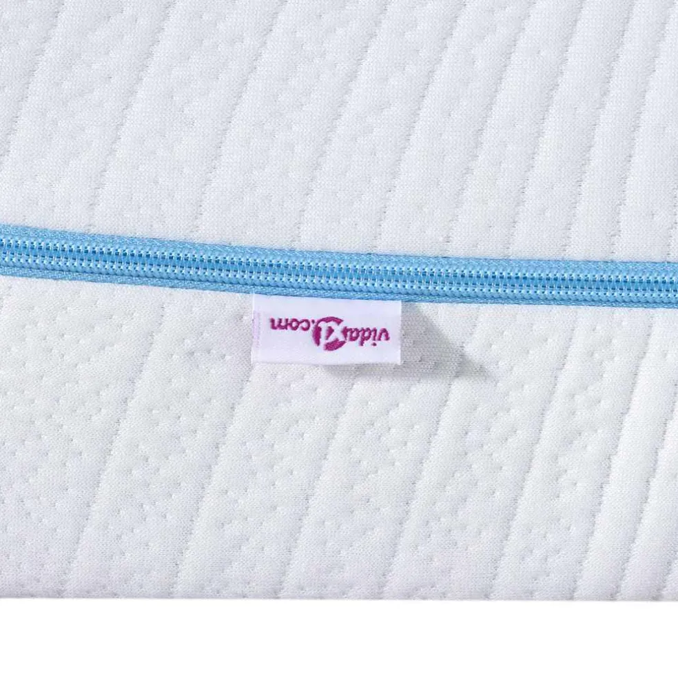 vidaXL Matras Medium stevig 80 x 160 cm Wit