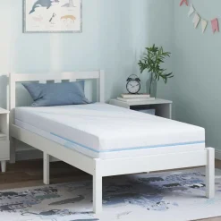 vidaXL Matras Medium stevig 80 x 160 cm Wit