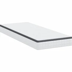 vidaXL Matras Medium zacht 80 x 200 cm Wit en Grijs