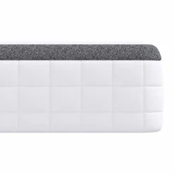 vidaXL Matras Medium zacht 80 x 200 cm Wit en Grijs