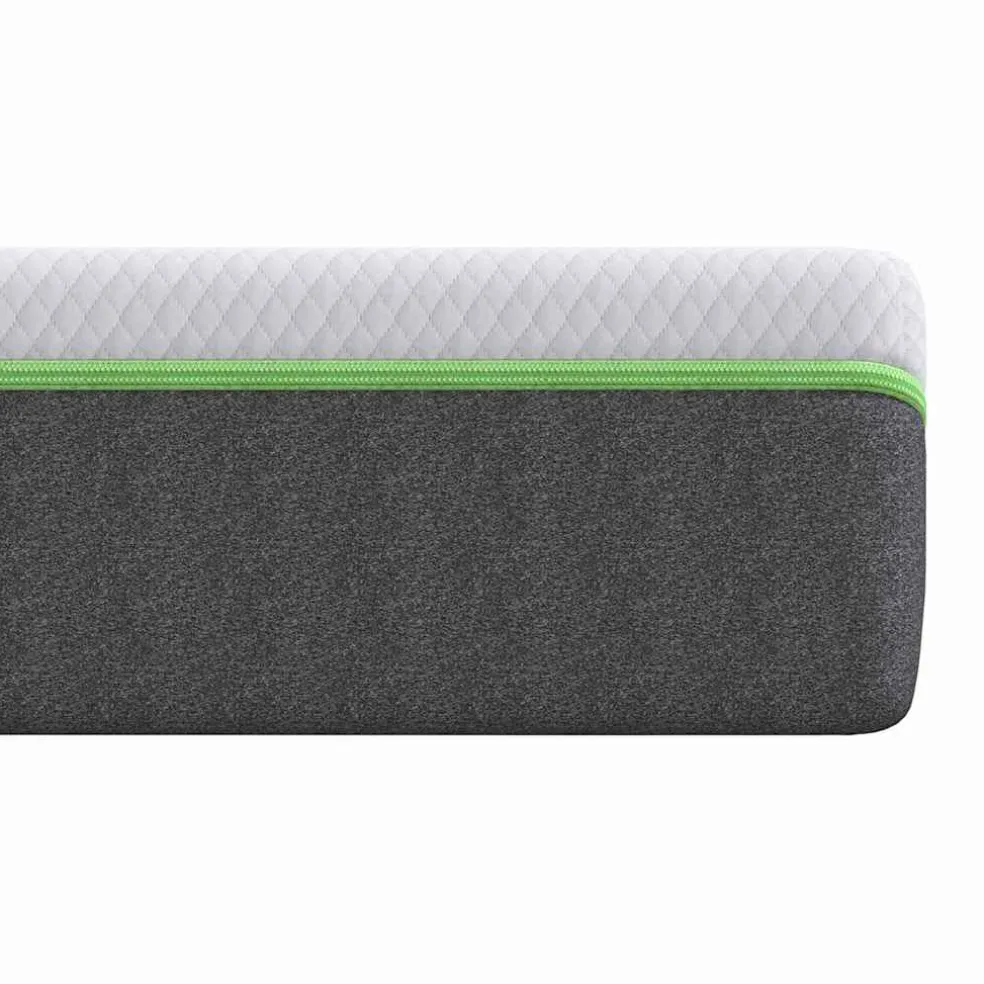 vidaXL Matras Medium zacht 80 x 160 cm Wit en Grijs