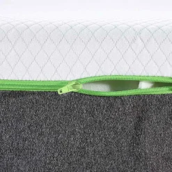 vidaXL Matras Medium zacht 80 x 160 cm Wit en Grijs