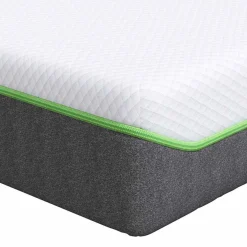 vidaXL Matras Medium zacht 80 x 160 cm Wit en Grijs