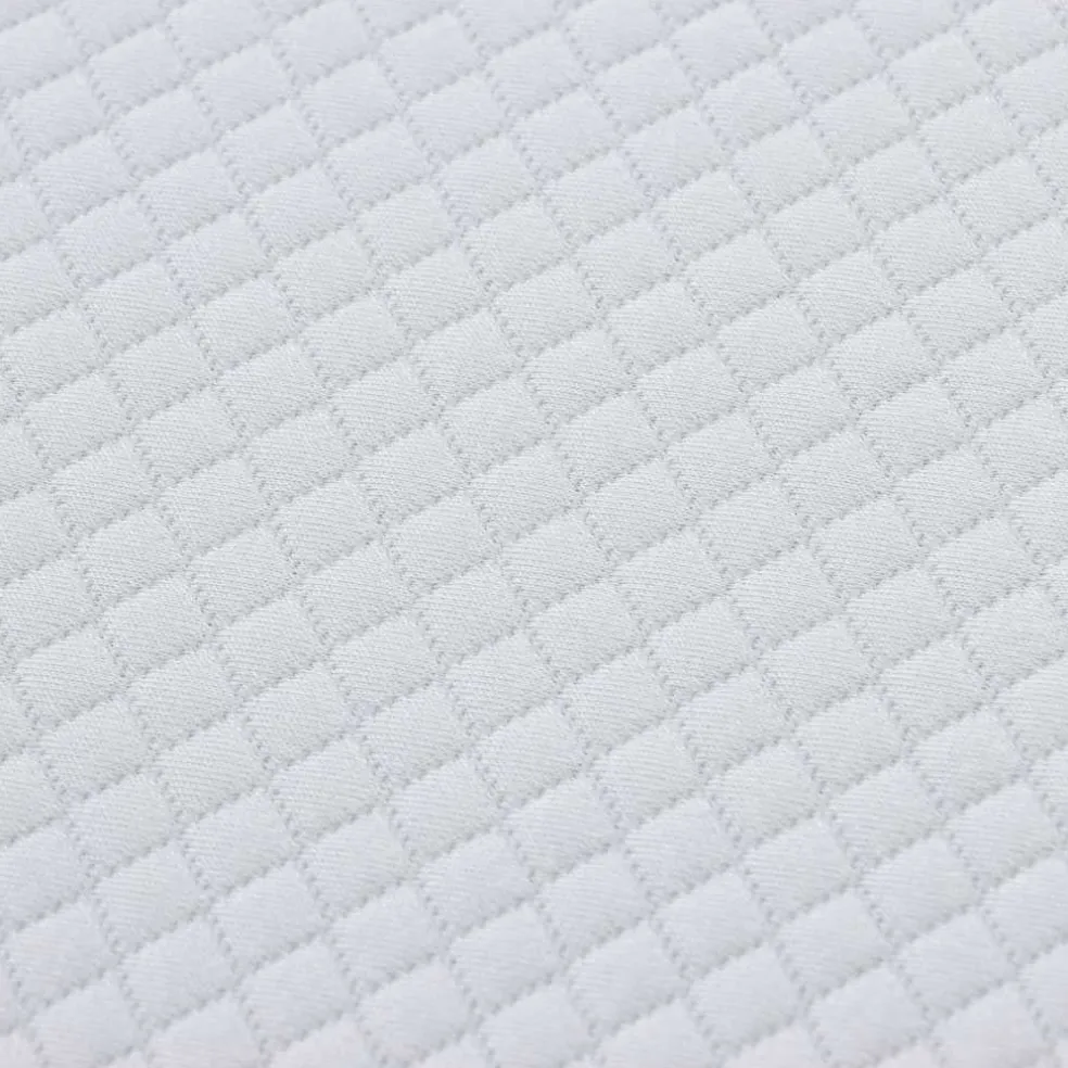 vidaXL Matras Medium zacht 80 x 160 cm Wit en Grijs