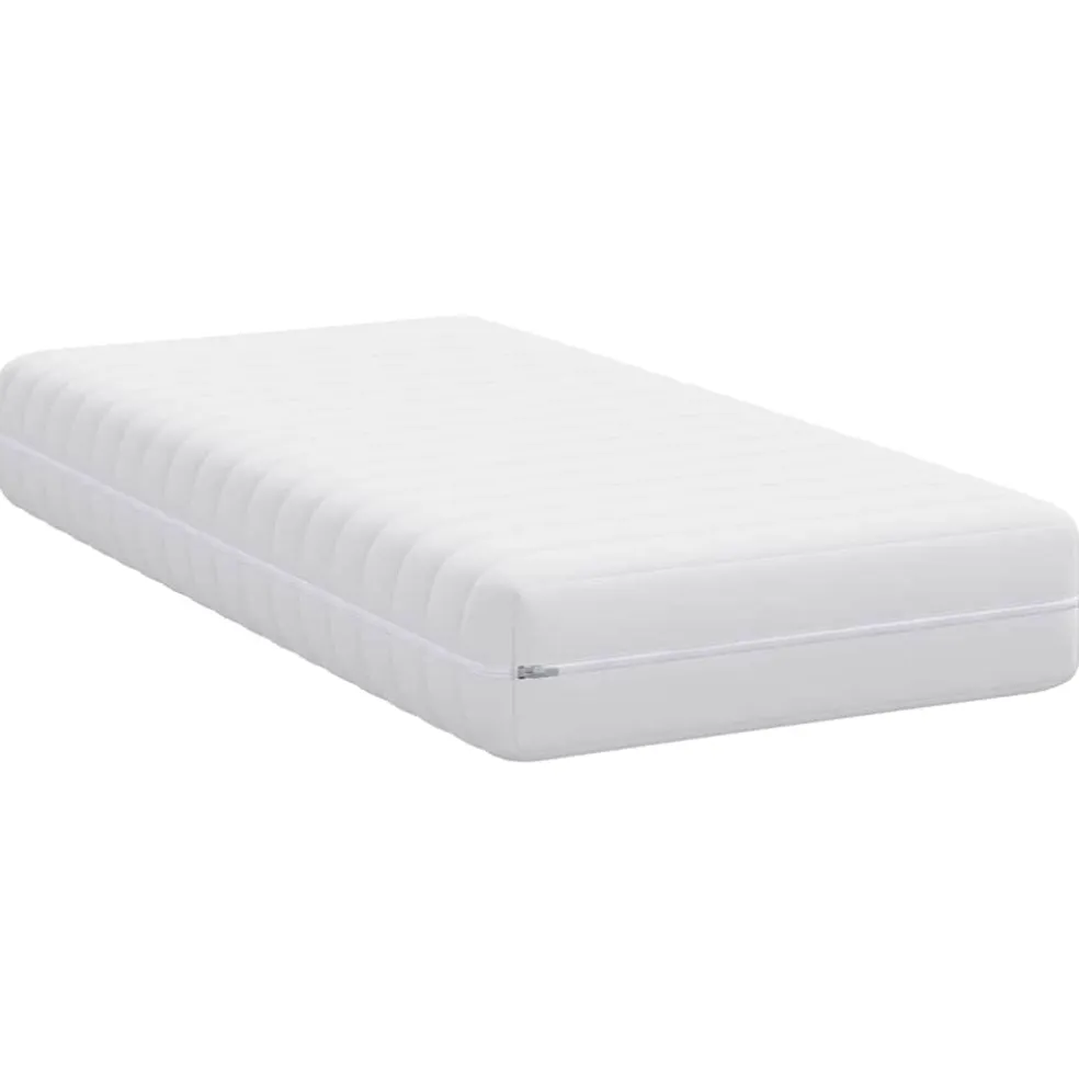 vidaXL Matras met Kokoslaag Medium stevig 60 x 120 cm Wit