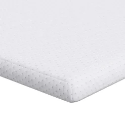 vidaXL matrastopper Wit 80 x 200 cm Jacquard Stof