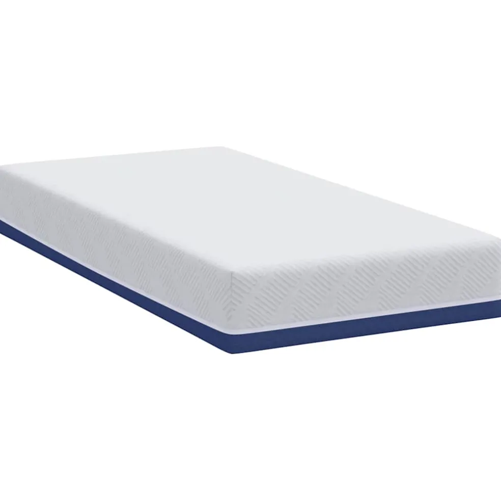 vidaXL Matras Wit en Blauw 80 x 160 cm Jacquard stof