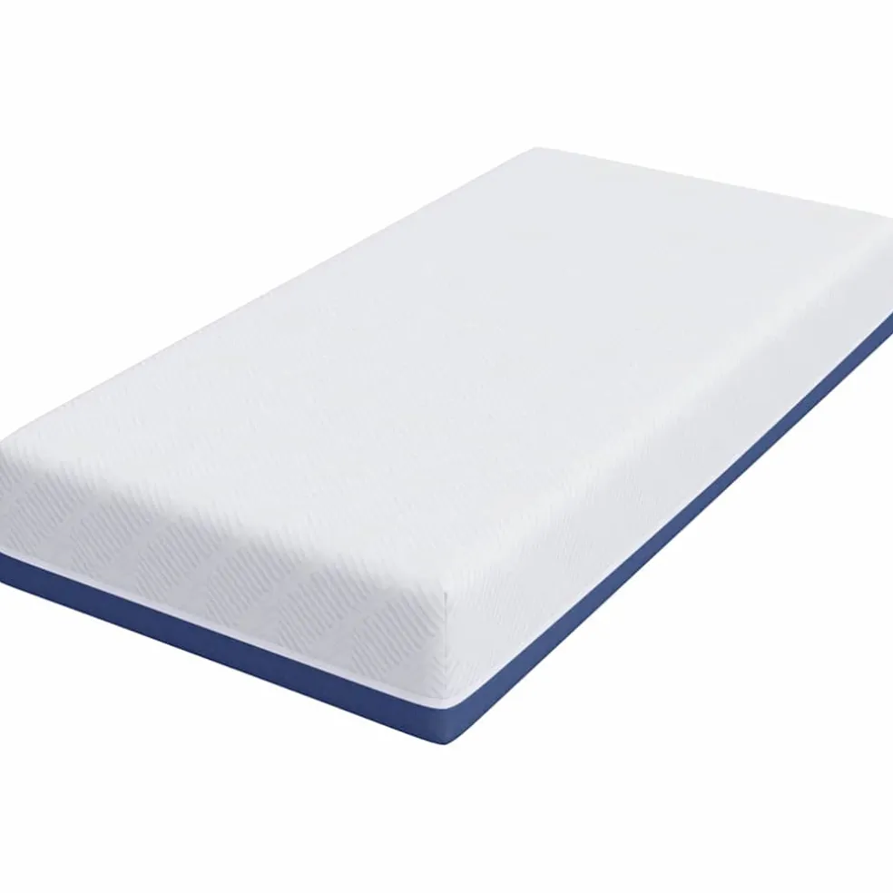 vidaXL Matras Wit en Blauw 80 x 160 cm Jacquard stof