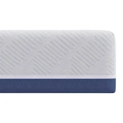 vidaXL Matras Wit en Blauw 80 x 160 cm Jacquard stof