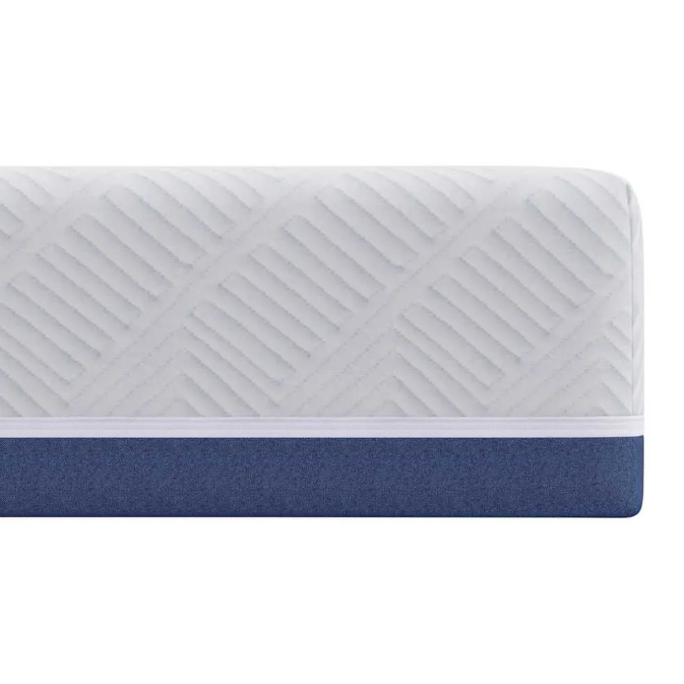 vidaXL Matras Wit en Blauw 80 x 160 cm Jacquard stof