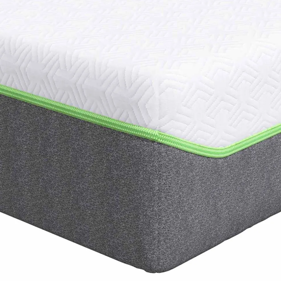 vidaXL Matras Wit en Grijs 80 x 160 cm Jacquard stof