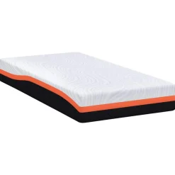 vidaXL Matras Wit en zwart 80 x 160 cm Jacquard stof