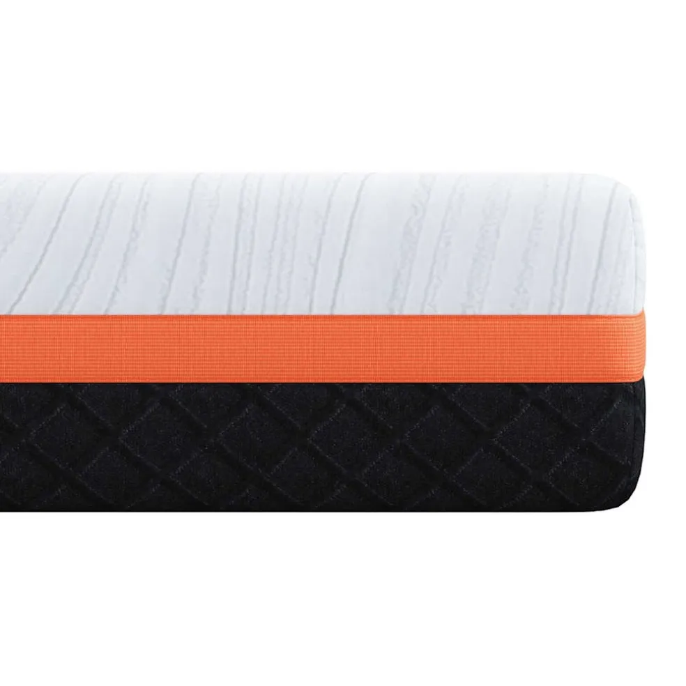 vidaXL Matras Wit en zwart 80 x 160 cm Jacquard stof