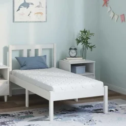 vidaXL Matras Wit 60 x 120 cm Jacquard stof