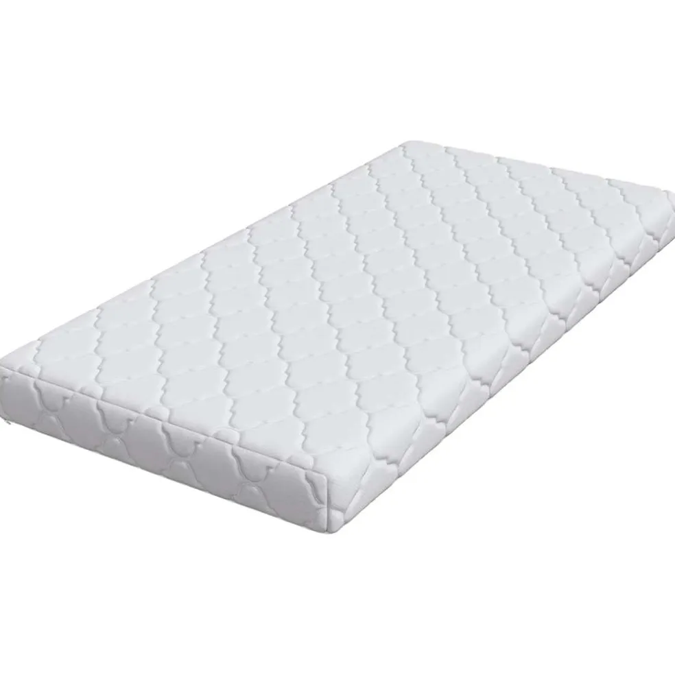 vidaXL Matras Wit 60 x 120 cm Jacquard stof