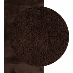 vidaXL Medium pile zachte en wasbare tapijt HUARTE Bruin 60 x 110 cm