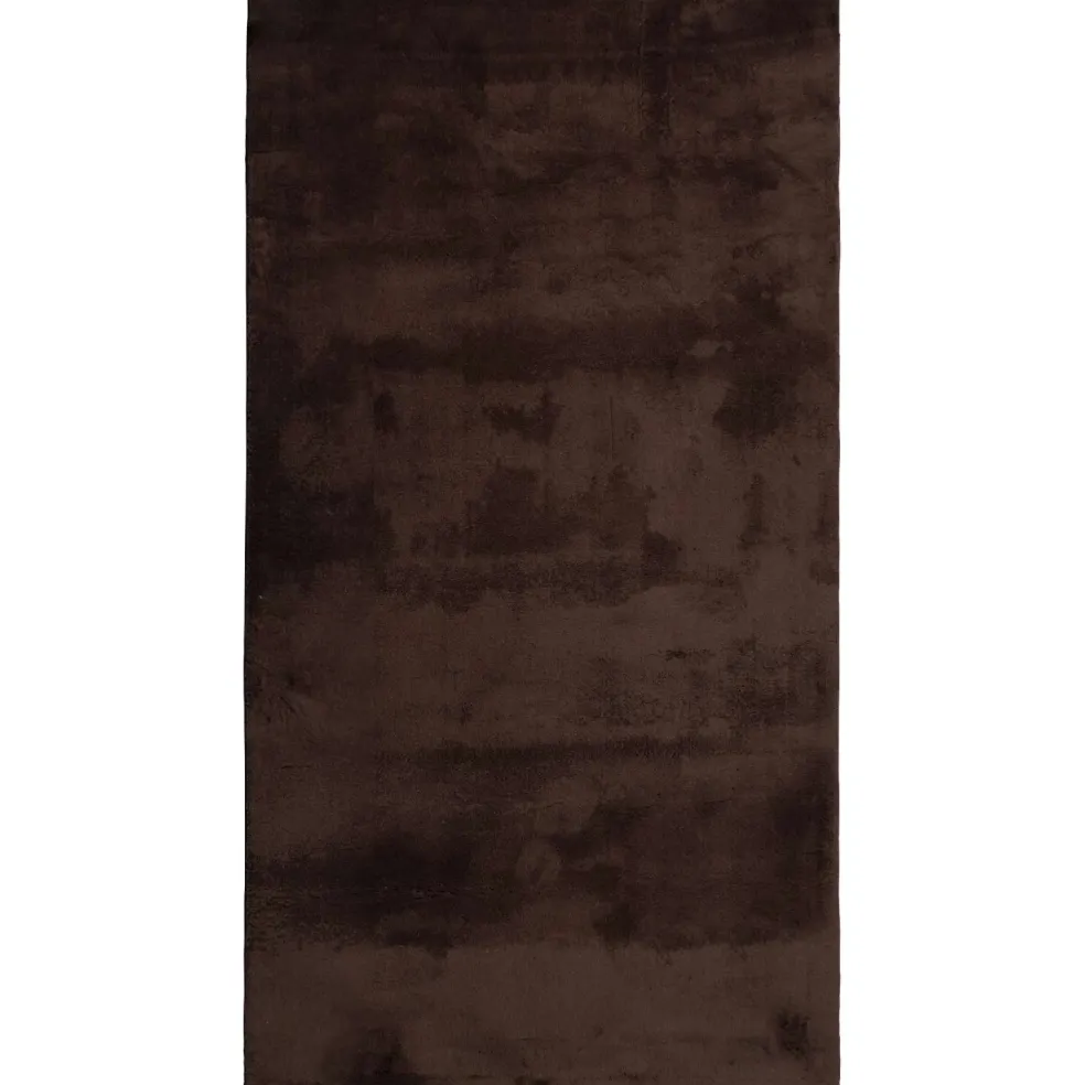 vidaXL Medium pile zachte en wasbare tapijt HUARTE Bruin 60 x 110 cm