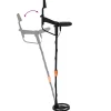 vidaXL Metaaldetector met LCD-display 3 modellen 19 cm spoel Zwart