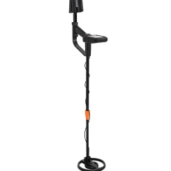 vidaXL Metaaldetector met LCD-display 3 modellen 19 cm spoel Zwart