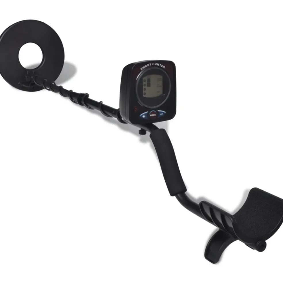vidaXL Metaaldetector met LCD-scherm zoekschijf 21cm zoekdiepte 300cm