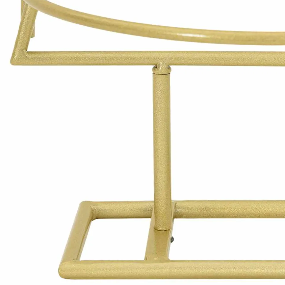 vidaXL Metalen kerstboom met standaard Goud 90 cm Poedergecoat staal