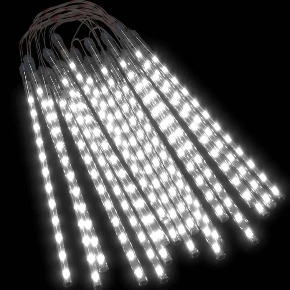 vidaXL Meteoorlichten 20 st 480 LED's binnen/buiten 30 cm koudwit