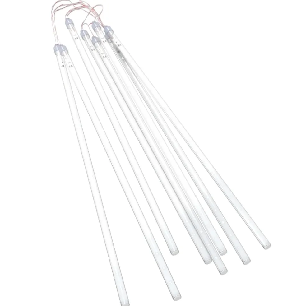vidaXL Meteoorlichten 8 st 192 LED's binnen/buiten 30 cm warmwit