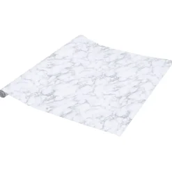 vidaXL Meubelfolies zelfklevend 90x500 cm PVC marmerwit