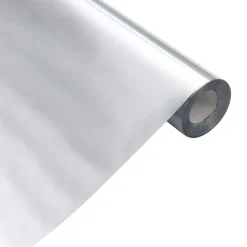 vidaXL Meubelfolie zelfklevend 90x500 cm PET zilverkleurig