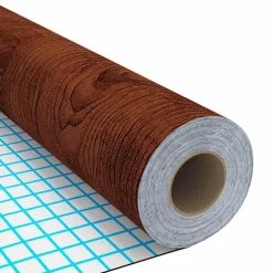 vidaXL Meubelfolie zelfklevend 500x90 cm PVC donkereikenkleurig