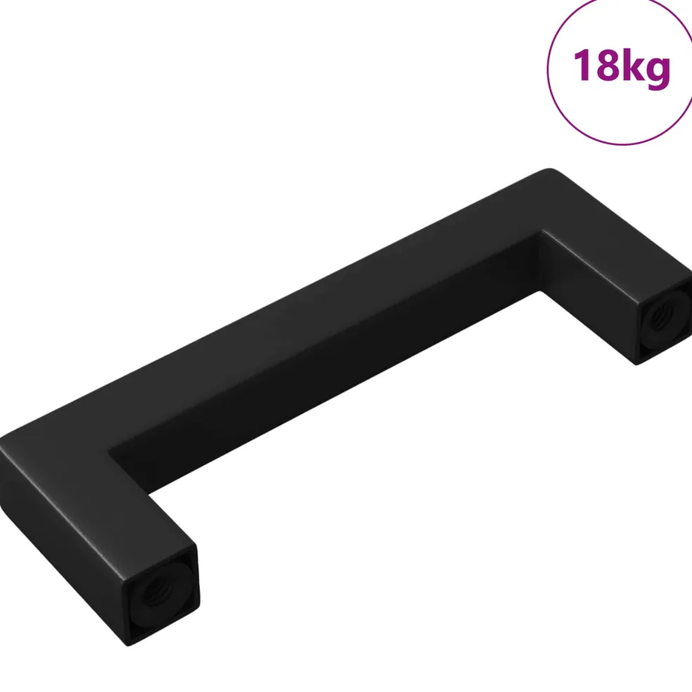 vidaXL Meubelhandgreep 530 st Zwart 105 x 12 x 36 mm IJzer