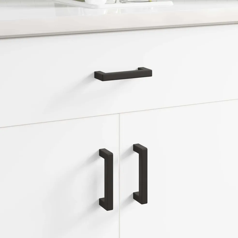 vidaXL Meubelhandgreep 530 st Zwart 105 x 12 x 36 mm IJzer