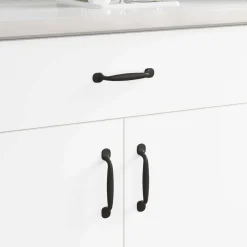 vidaXL Meubelhandgreep 250 st Zwart 130 x 19,4 x 22,3 mm Aluminium