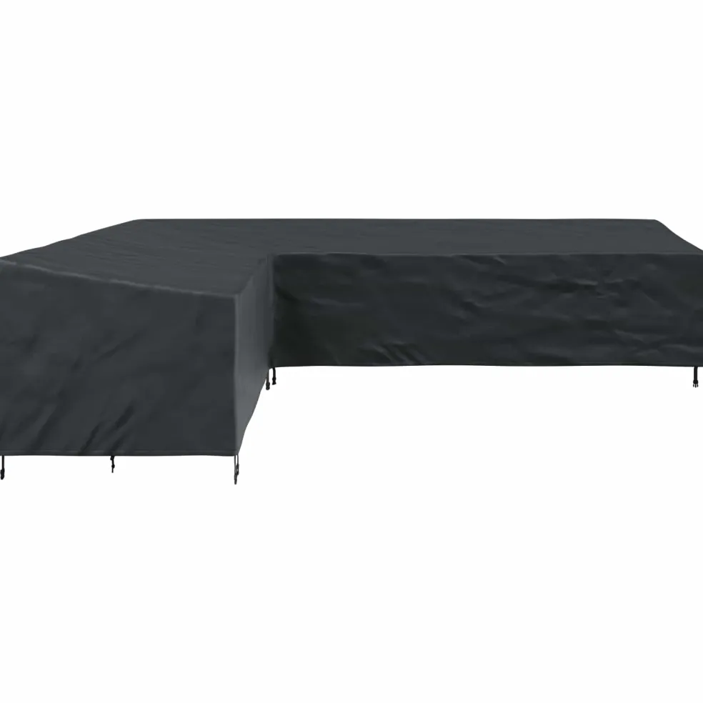 vidaXL Meubelhoes 355 x 275 x 80 cm 420D Oxford Stof L-vorm Waterdicht