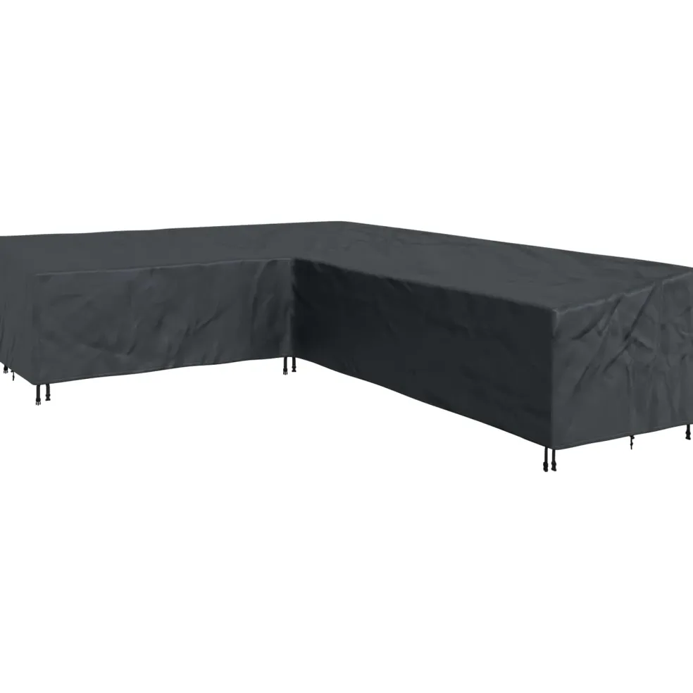 vidaXL Meubelhoes 355 x 275 x 80 cm 420D Oxford Stof L-vorm Waterdicht
