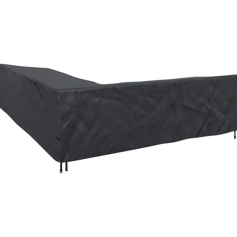 vidaXL Meubelhoes 355 x 275 x 80 cm 420D Oxford Stof L-vorm Waterdicht