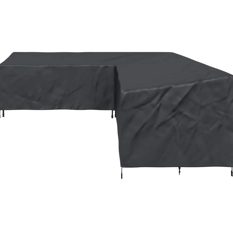vidaXL Meubelhoes 355 x 275 x 80 cm 420D Oxford Stof L-vorm Waterdicht