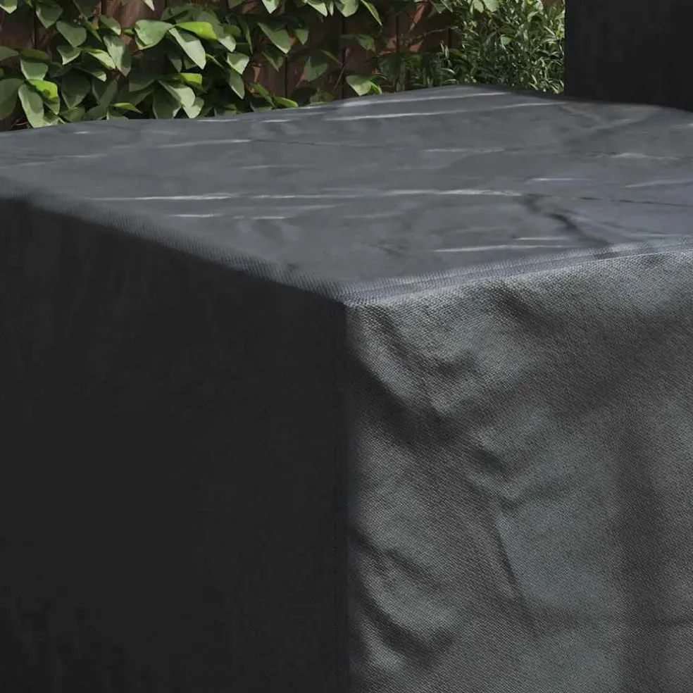 vidaXL Meubelhoes 60 x 60 x 45 cm 210D Oxford Stof Rechthoekig Zwart