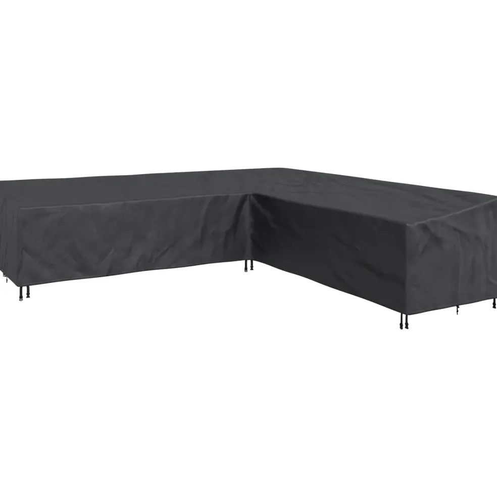vidaXL Meubelhoes 325 x 325 x 80 cm 600D Oxford Stof L-vorm Waterdicht