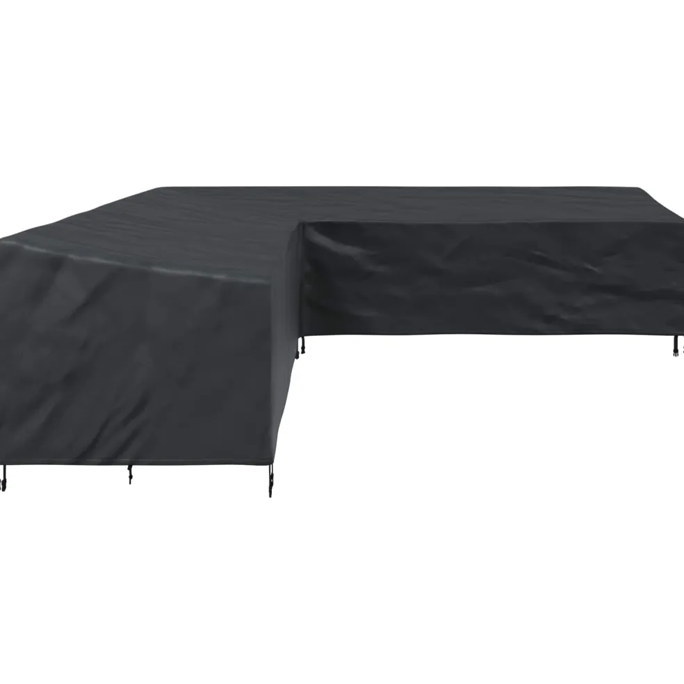 vidaXL Meubelhoes 325 x 325 x 80 cm 600D Oxford Stof L-vorm Waterdicht